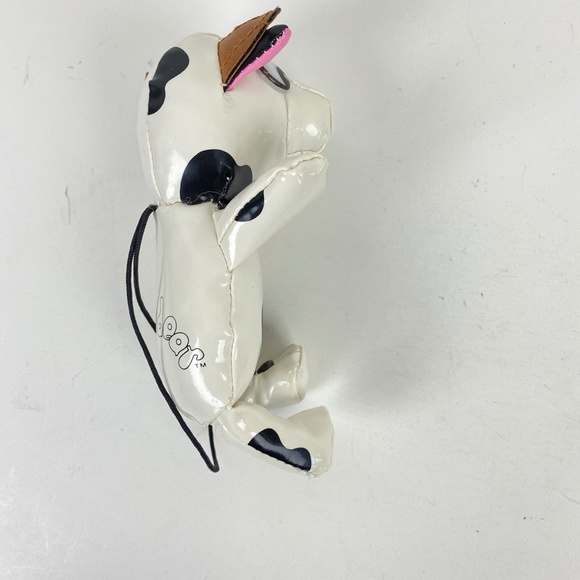 Vinyl Holstein Cow Plush Backpack Accessory Raindear TM Raincoat Collector 6" - Picture 4 of 7